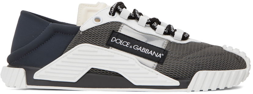 Sneakers og sko Dolce & Gabbana Gray & White NS1 Sneakers Grå | CS1769AJ968