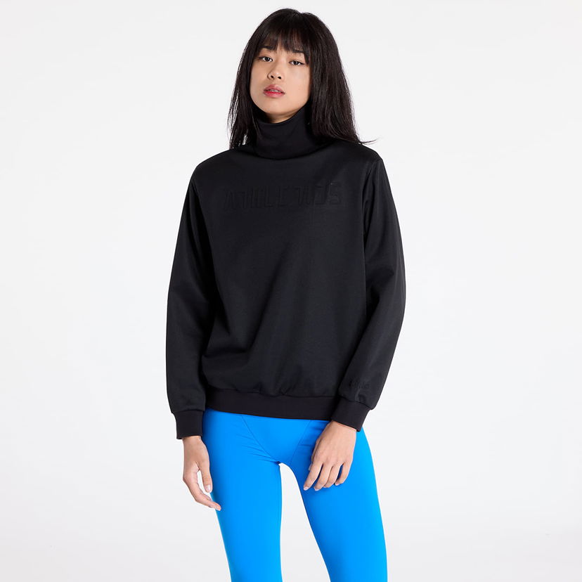 Sweatshirt adidas Originals Sweatshirt adidas x Fear Of God Athletics Womens Mock Neck Pullover Black S Sort | IT1922