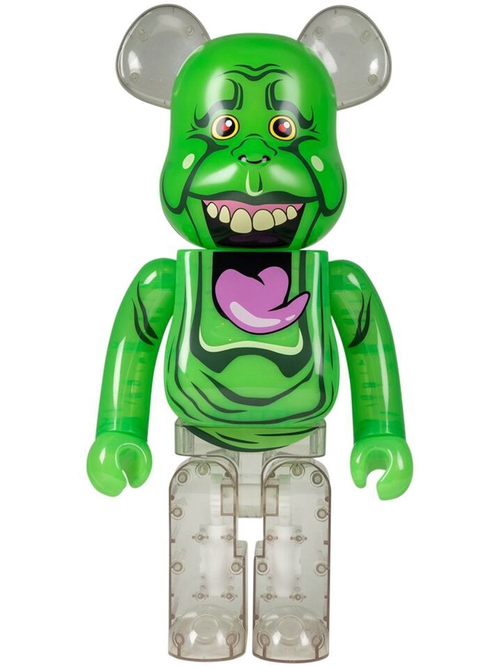 Collectible Medicom Toy Ghostbusters Slimer BE@RBRICK figure - Green Grøn | MEDI011819619606, 0