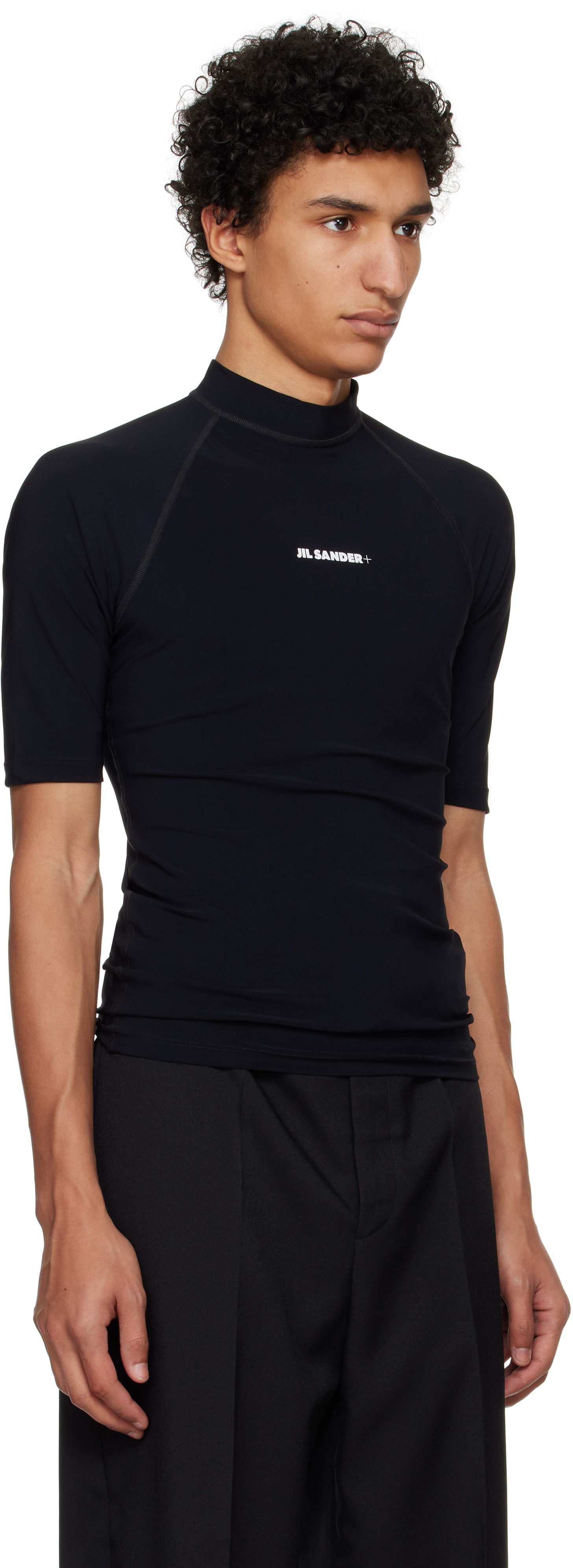 T-shirt Jil Sander Jil Sander Surf  T-Shirt Sort | J47NF0002_J20032, 1
