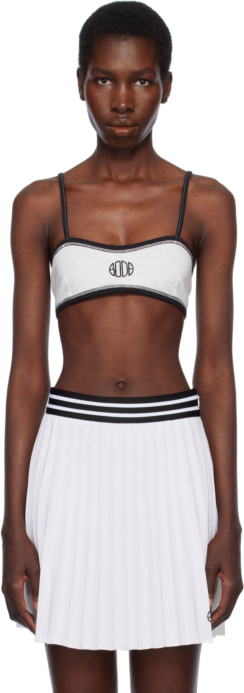 Nederdel Bode Bode Deco Bralette Hvid | WRS25CS001