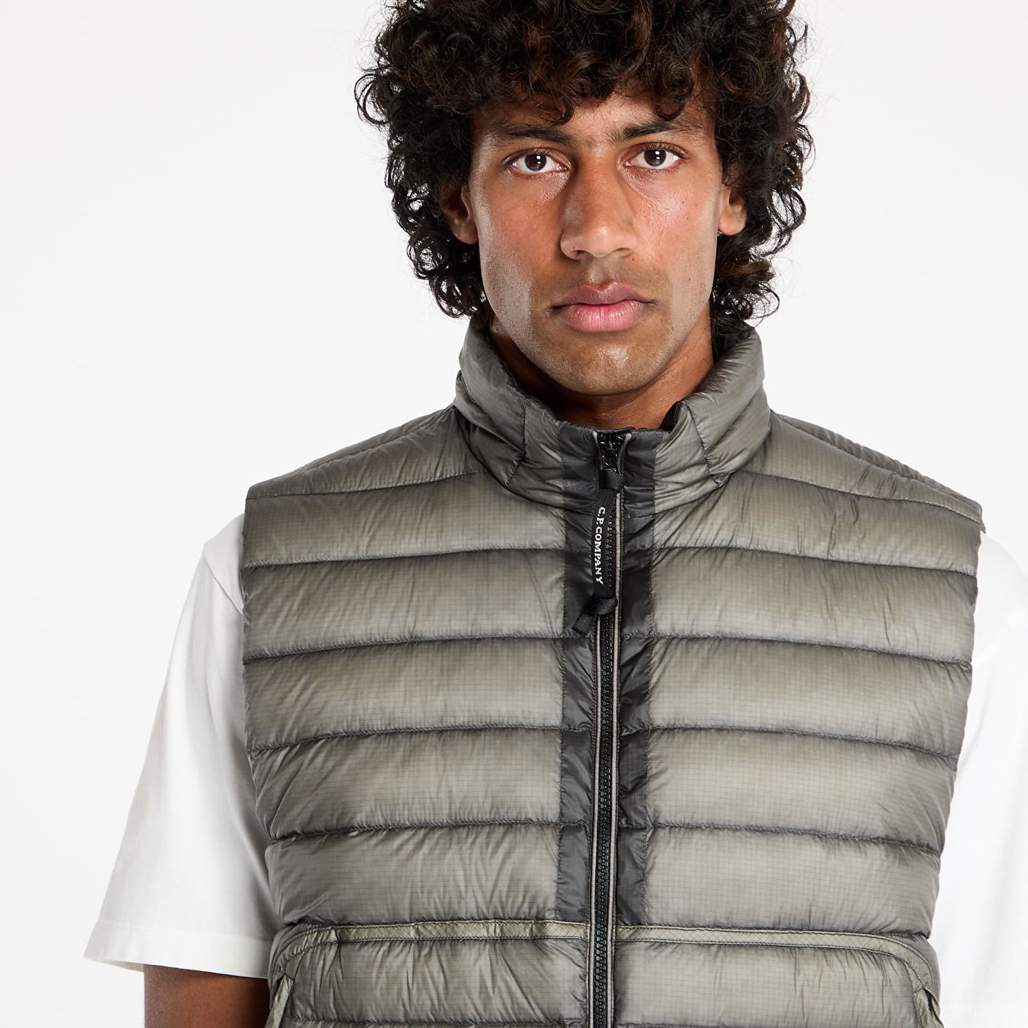 Vest C.P. Company C.P. Company DD Shell Lens Down Vest Grå | 18CMVE201A006099A-935, 1