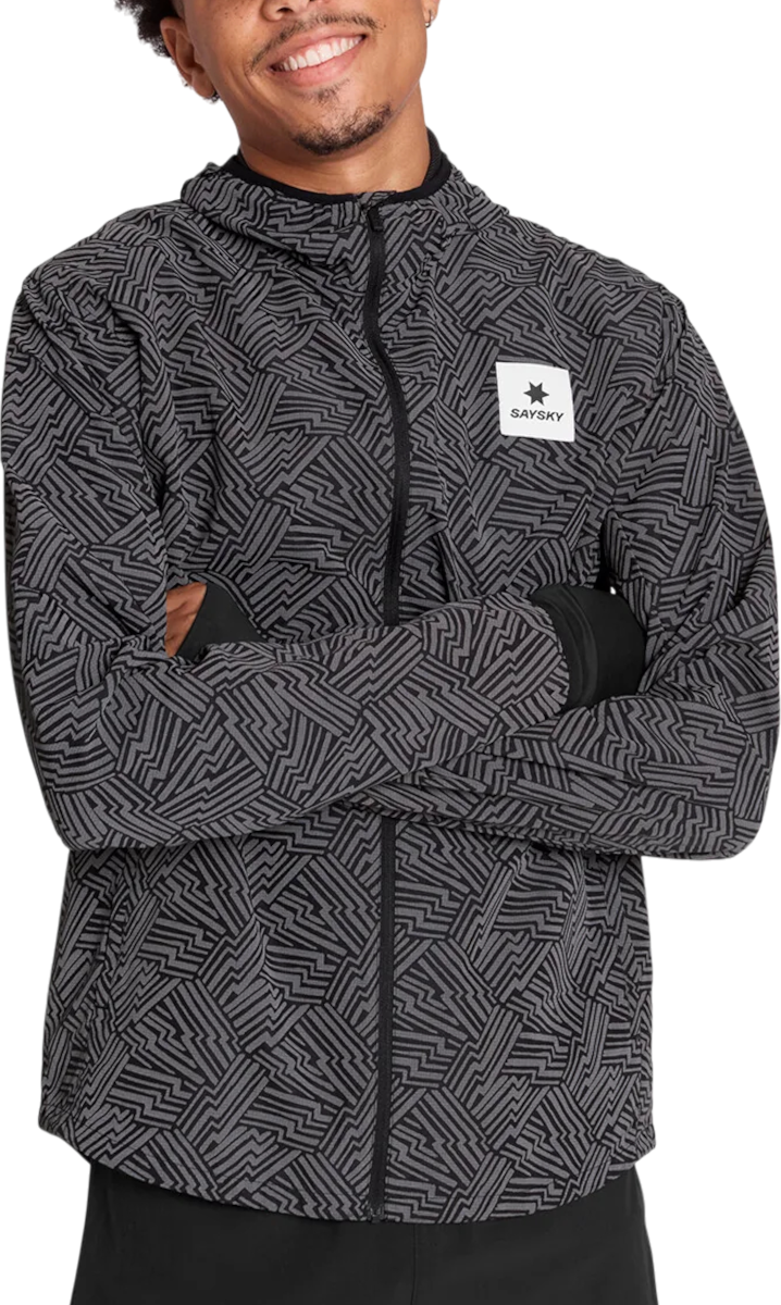 Vindjakke Saysky Hooded Reflective Blaze Jacket Grå | omrja01c1050-omrja01c1050