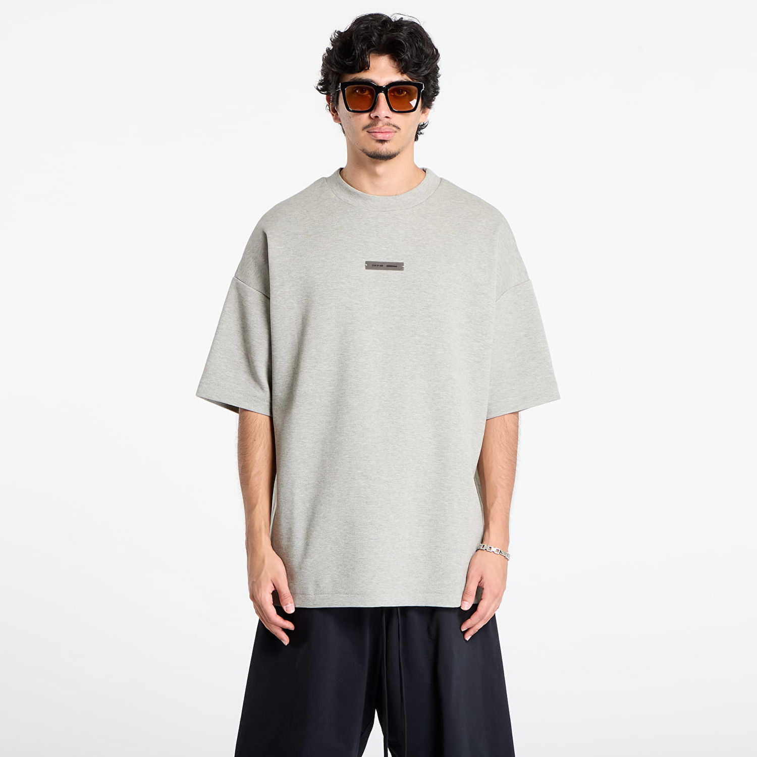 T-shirt Fear of God Fear of God Essentials Pique 90's Short Sleeve Tee Grå | 125SP254415F-345, 0