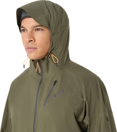 Jakke Asics Asics FujiTrail Elite Waterproof Jacket Grøn | 2011d265-301, 2