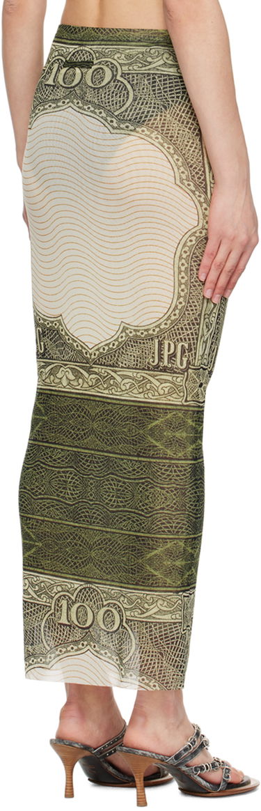 Nederdel Jean Paul Gaultier Jean Paul Gaultier 'The Cartouche' Print Maxi Skirt Grøn | 24/25-F-JU142-T515-400300156, 2