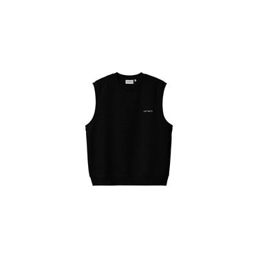 Sweater Carhartt WIP Script Vest Sort | I033084_0D2_XX, 7