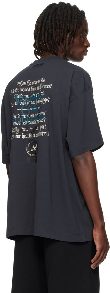 T-shirt VETEMENTS Vetements Cradle of Filth 'Vampire Cult' Oversized Graphic T-Shirt Sort | UCF76TR700N, 2