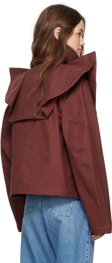 Jakke JW Anderson JW Anderson Oversized Collar Trench Jacket Brun | JK0366-PG1683, 2