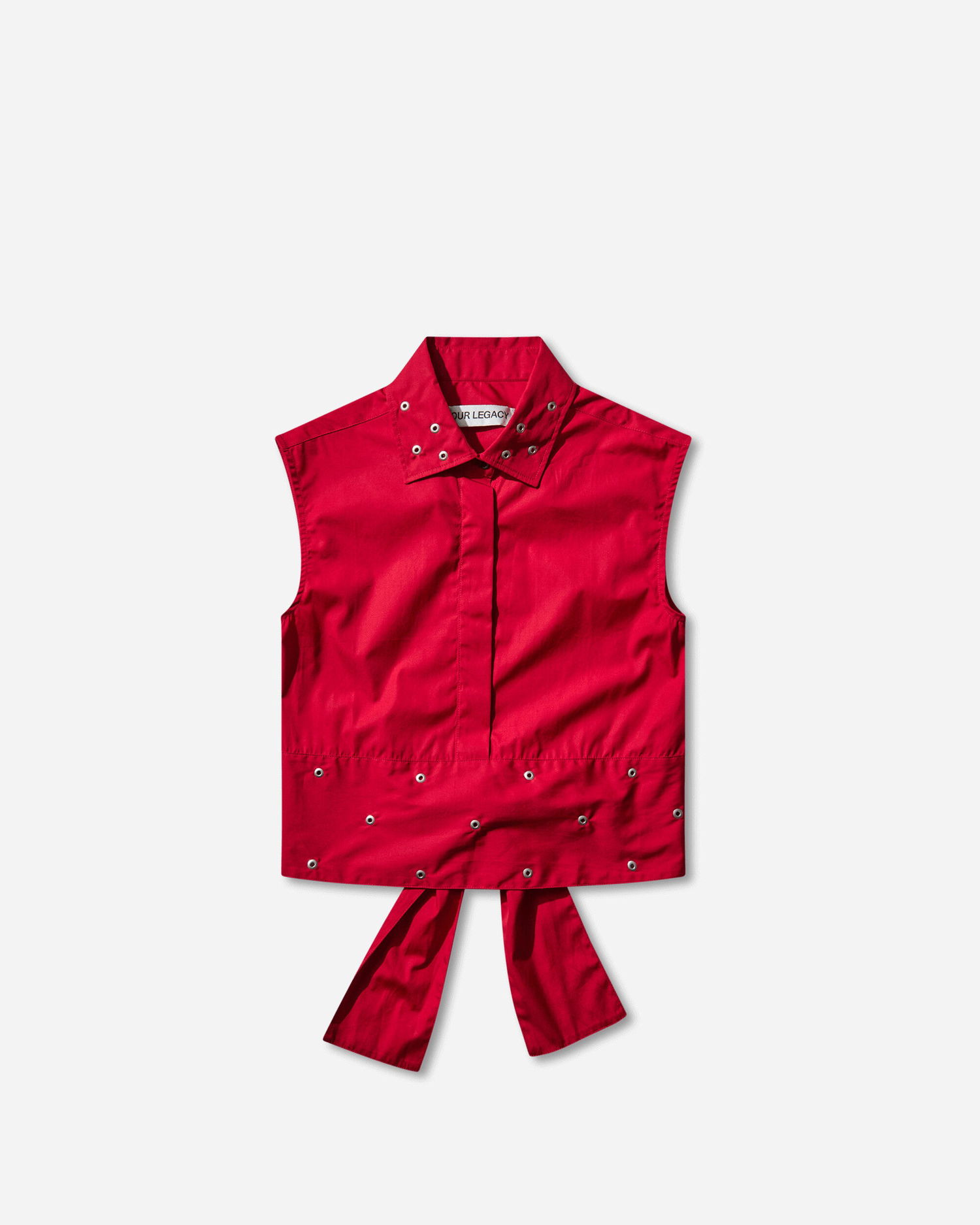 Vest OUR LEGACY Girdle Tie-Back Vest Rød | W4252GLR 001, 1