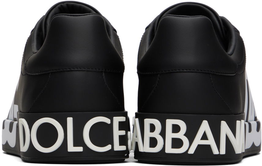 Sneakers og sko Dolce & Gabbana Black Portofino Sort | CS1772AC330, 1
