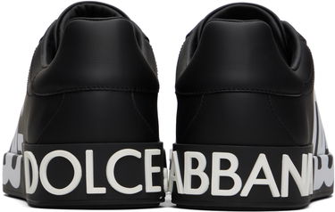 Sneakers og sko Dolce & Gabbana Black Portofino Sort | CS1772AC330, 1