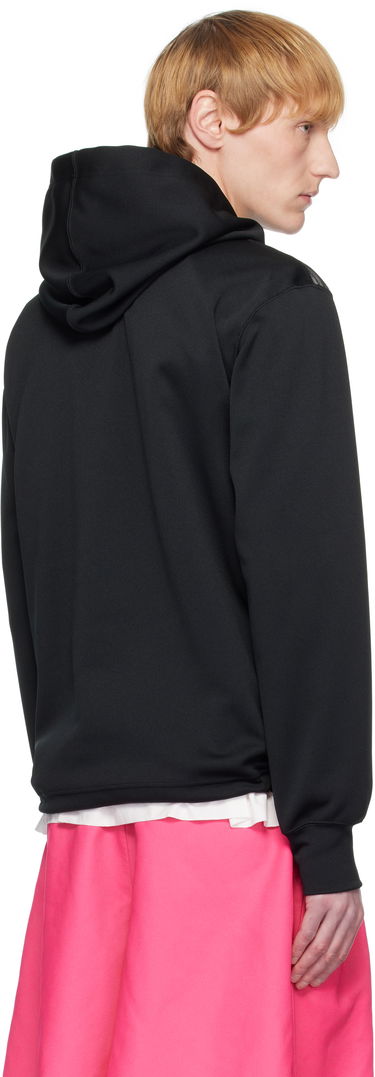 Sweatshirt Comme des Garçons Homme Plus Smooth Thick & Tulle Hoodie Sort | PO-T030-051, 2