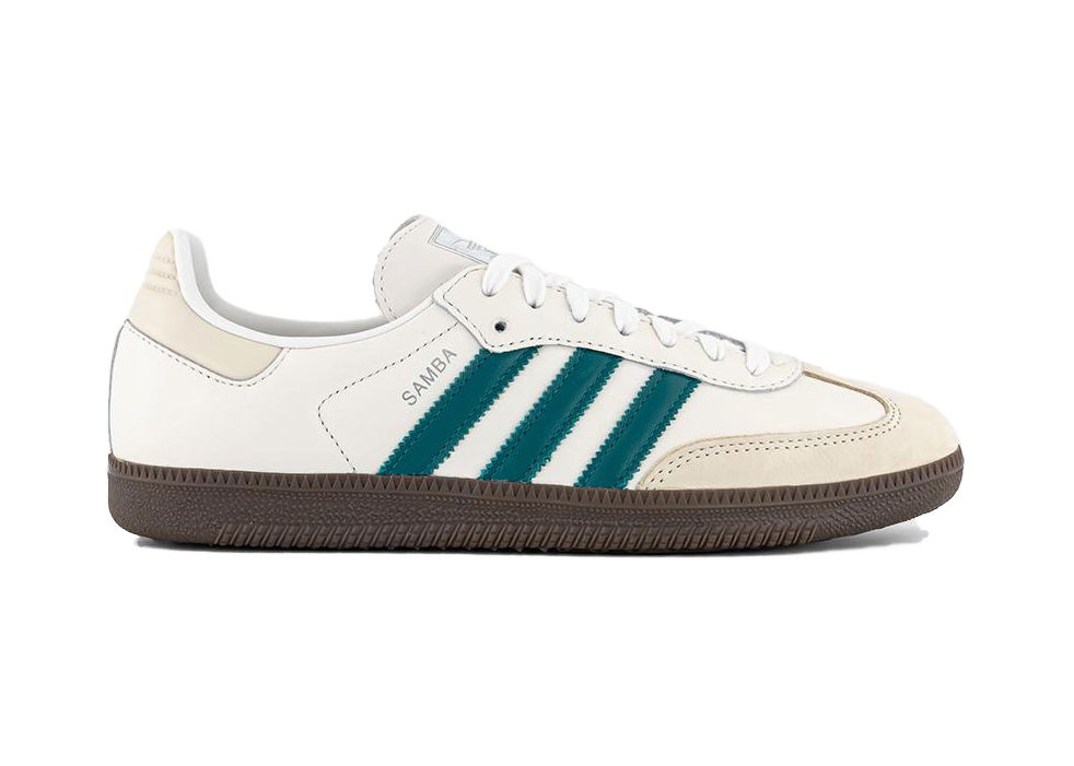 Sneakers og sko adidas Originals adidas Samba OG Cloud White Legacy Teal (Women's) Hvid | IG1963, 0