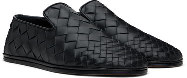 Tøj Bottega Veneta Bottega Veneta Intrecciato Leather Slippers Sort | 819500V55V01000, 3