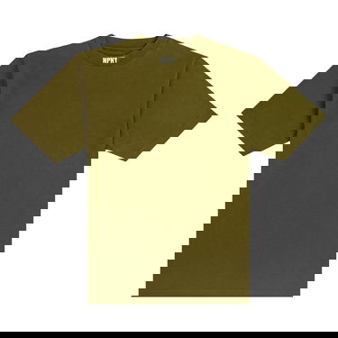 T-shirt HERON PRESTON HPNY EMB SS Tee Grøn | HMAA034S23JER0015501, 1