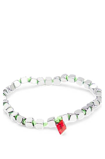 Armbånd BOSS Steel Cube Elastic Bracelet Metalisk | 50532338, 1