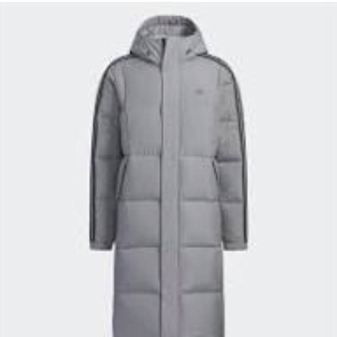 Puffer jakke adidas Originals Long Down Jacket Grå | IT8715, 0