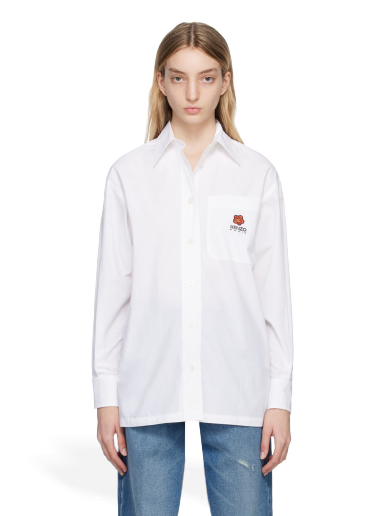 Skjorte KENZO Paris Boke Flower Shirt Hvid | FD52CH0919LH