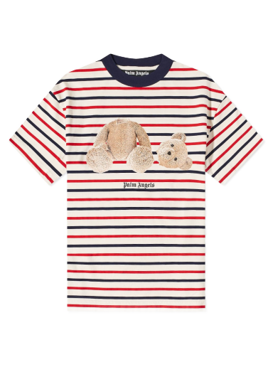 T-shirt Palm Angels Kill The Bear Striped Tee Flerfarvet | PMAA001S22JER0122560
