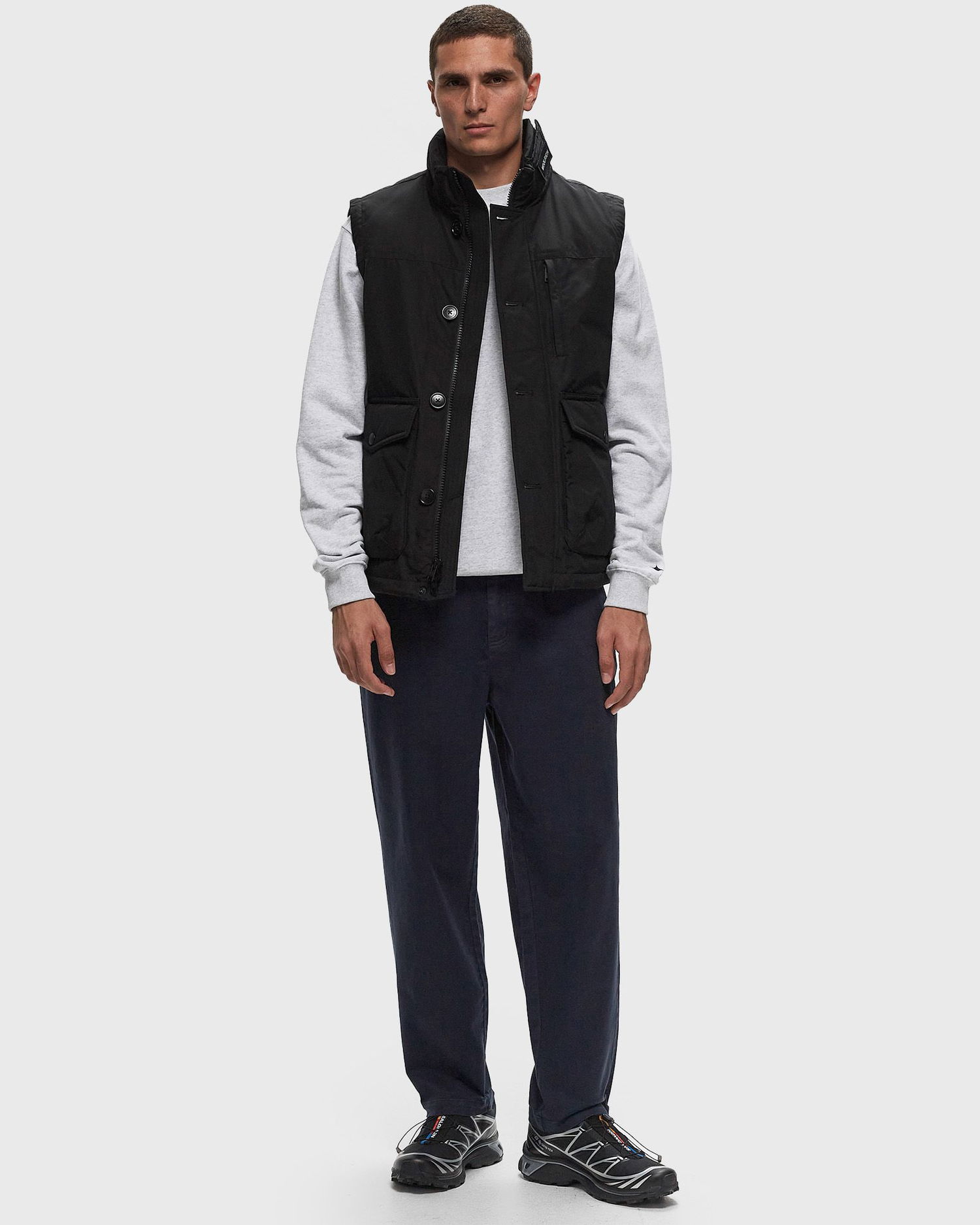 Bukser Barbour Washed RF Trousers Mørkeblå | MTR0744NY74, 1