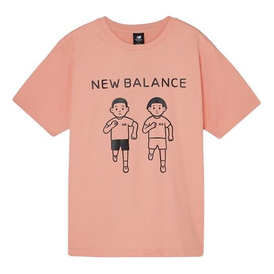 T-shirt New Balance New Balance x Noritake Running Characters T-Shirt Lyserød | AMT02375-PCH, 0