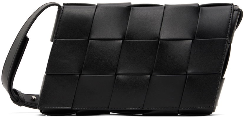 Skuldertaske Bottega Veneta Bottega Veneta Speed Cassette Shoulder Bag Sort | 765897V3KK0