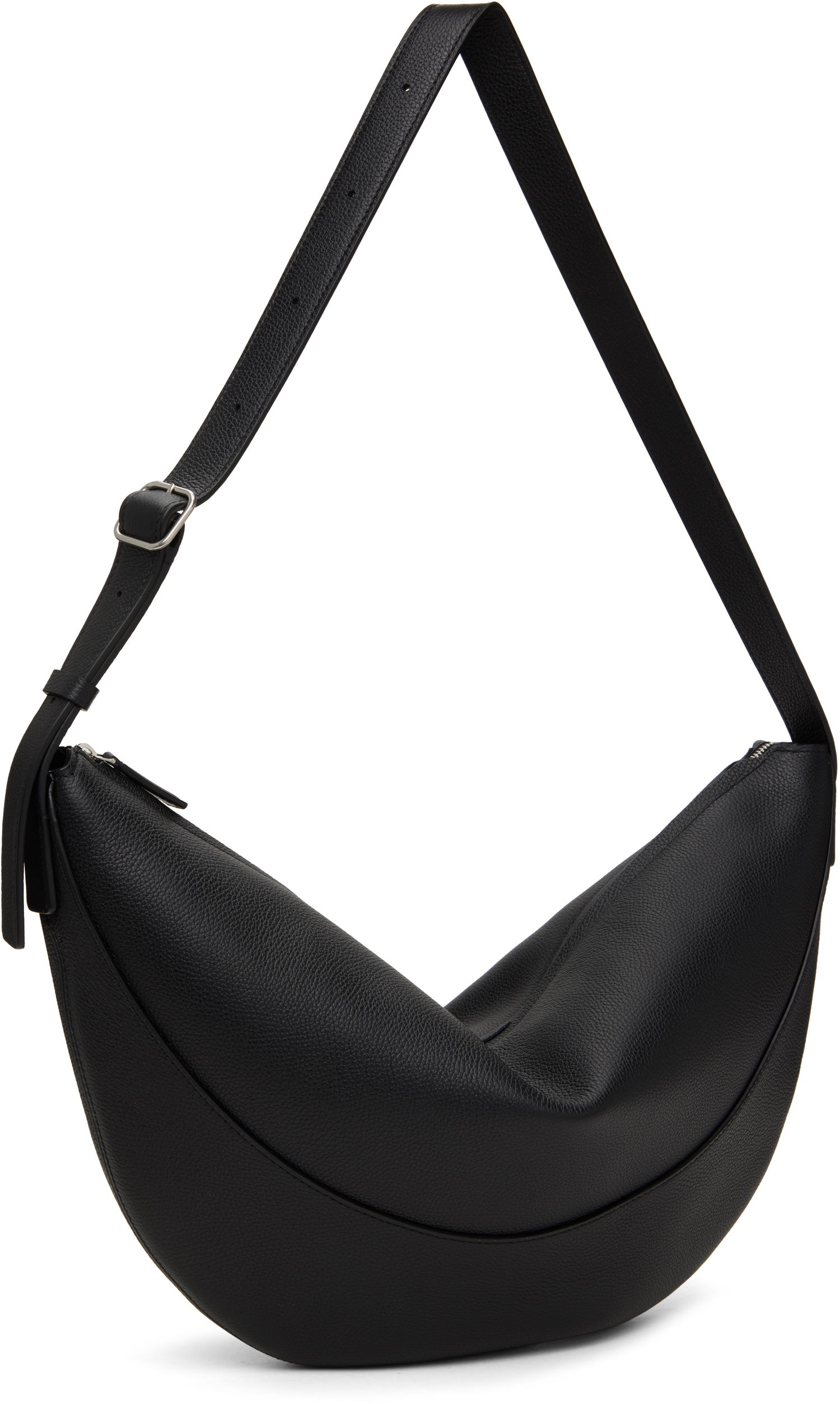 Skuldertaske The Row The Row Jouve Leather Shoulder Bag Sort | W1772-L145, 1