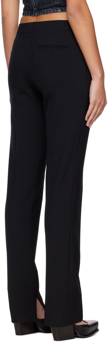 Bukser Stella McCartney Stella McCartney Straight-Leg Trousers Sort | 6400743AU701, 2