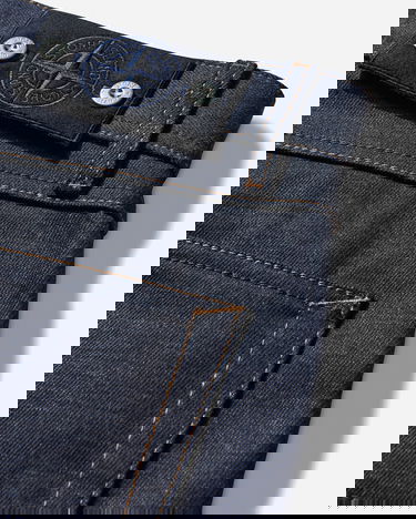 Jeans Stone Island Indigo Denim Raw Loose Jeans Mørkeblå | K2S15-J100006-S00J8 VJ200, 4
