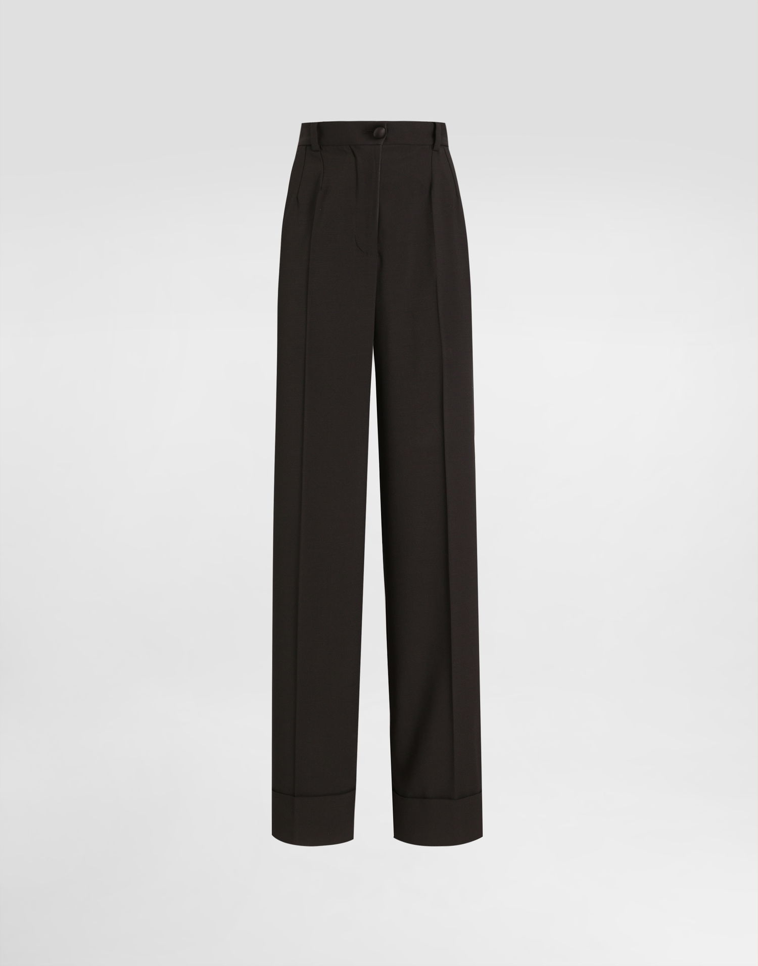 Bukser Dolce & Gabbana Dolce & Gabbana Flared Woolen Pants Sort | FTBM0TFU21EN0000_1, 0