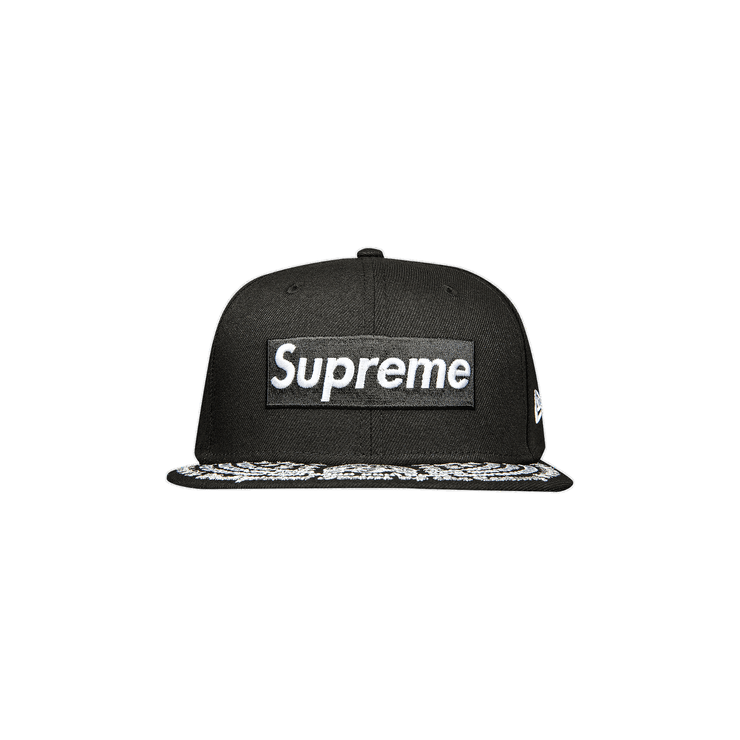 Kasket Supreme Undisputed Box Logo New Era Sort | FW21H53 BLACK, 0