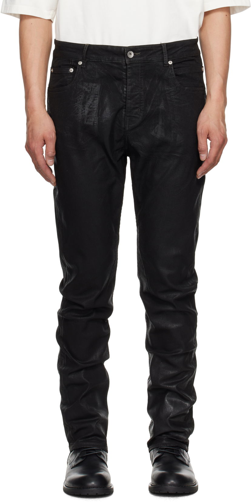 Jeans Rick Owens Rick Owens DRKSHDW Hollywood Detroit Cut Jeans Sort | DU01E3366 SCF