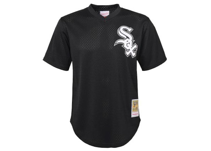 Jersey Mitchell & Ness Chicago White Sox Bo Jackson 1993 Authentic Mesh BP Jersey Sort | 9N3B7MBP0-WSXBJ-Y93