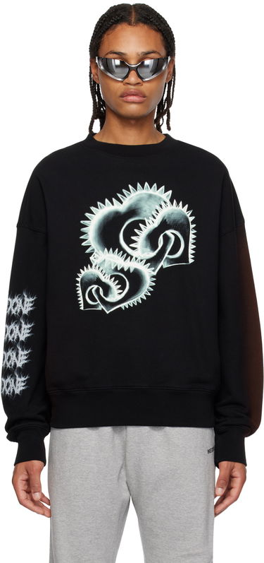 Sweatshirt We11done We11done Crewneck Sweatshirt Sort | WD-TS3-23-710-U-BK, 0
