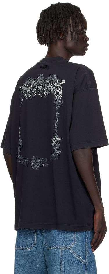 T-shirt VETEMENTS Vetements Cradle of Filth Oversized T-Shirt Sort | UCF76TR800B, 2