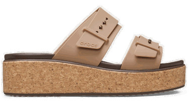 Sneakers og sko Crocs Brooklyn Cork Buckle Sandals Beige | 211252-2JJ, 0