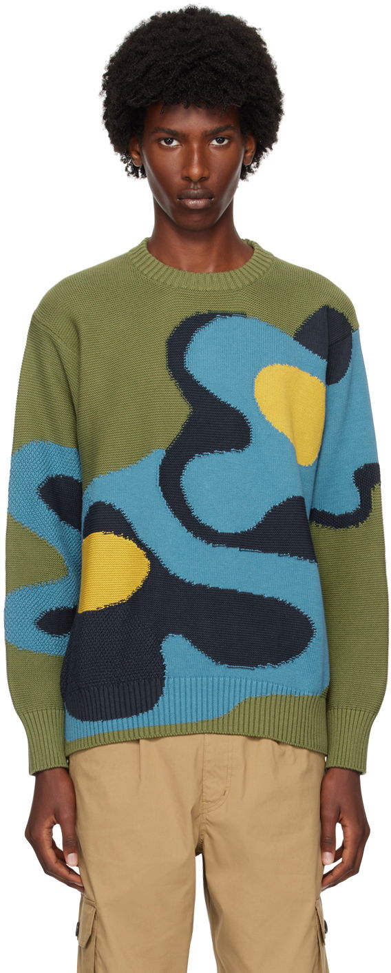 Sweater Paul Smith PS Paul Smith Knitted Crewneck Sweater Grøn | M2R-961Y-N22152-34, 0