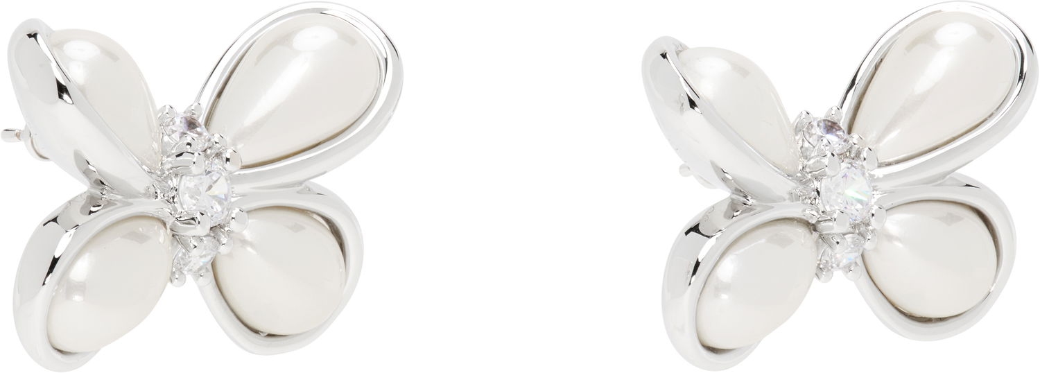 Øreringe SHUSHU/TONG YVMIN Edition Pearl Butterfly Earrings Hvid | 24712WHT00DN2, 1