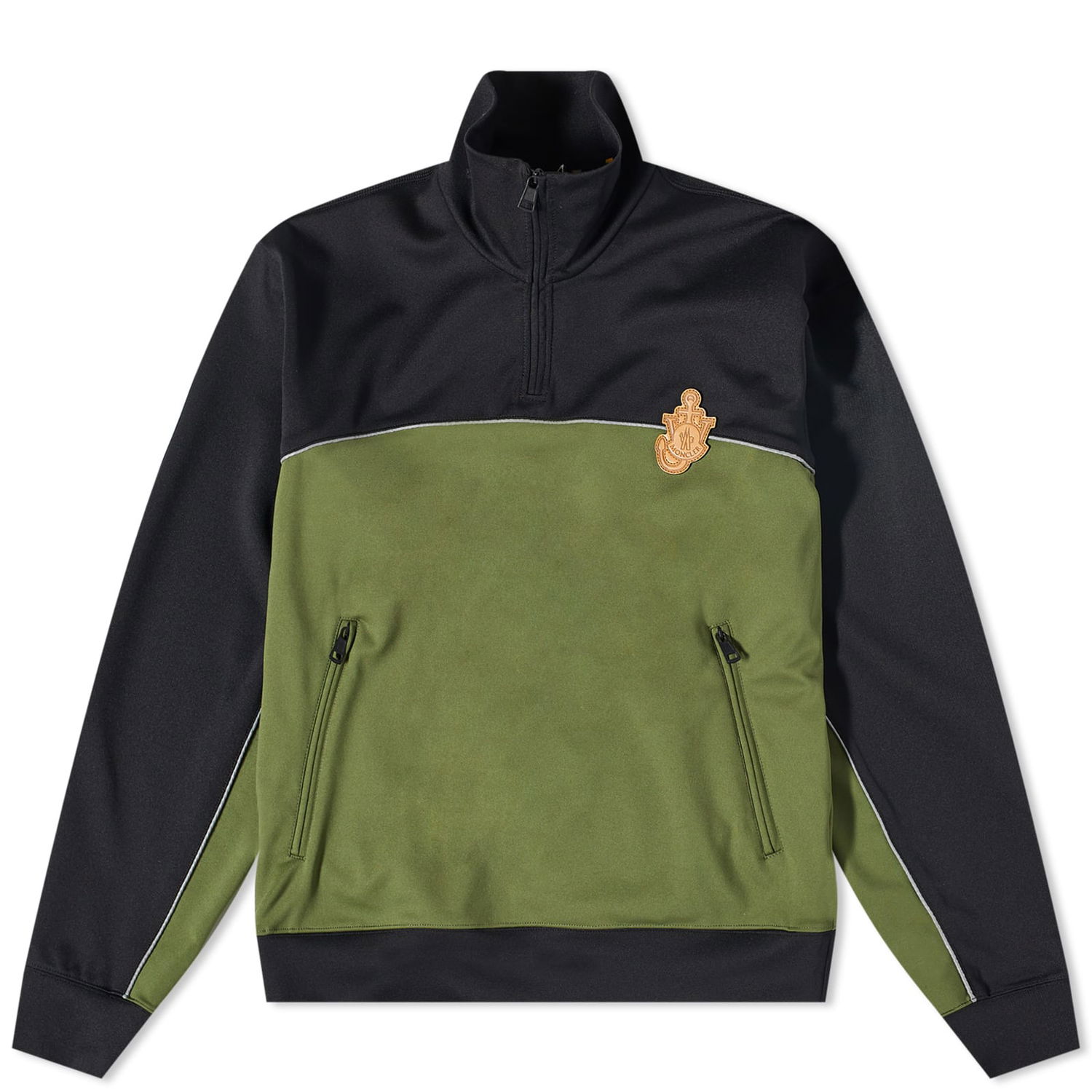 Sweater Moncler J.W. Anderson x Quarter Zip Cardigan Grøn | 8G00004-M2683-999, 0