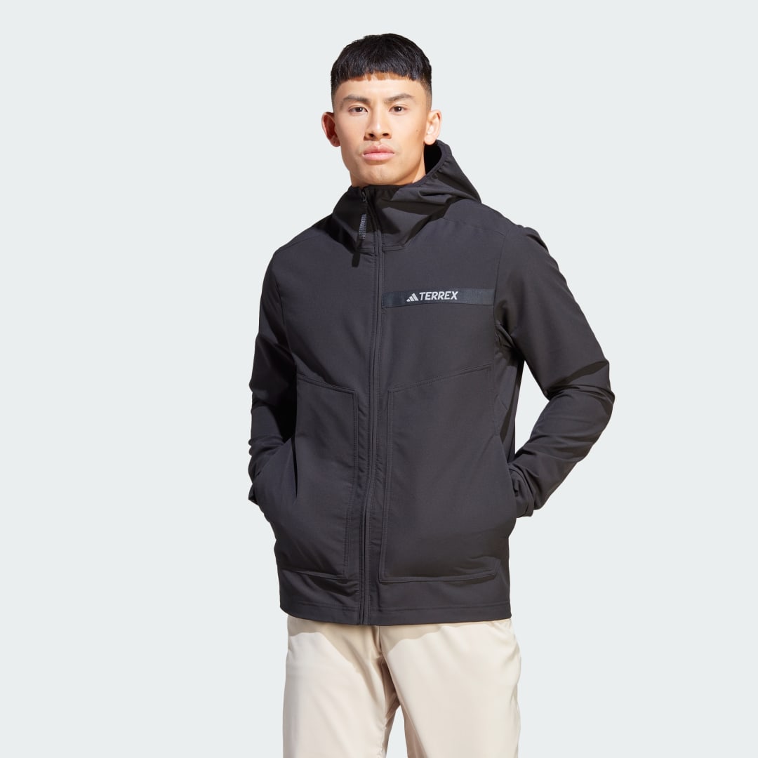 Jakke adidas Performance TERREX Multi Soft Shell Sort | HZ4425, 1