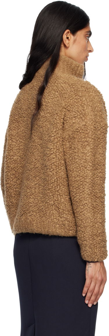 Sweater Max Mara Oggetti Teddy Full-Zip Cardigan Brun | 2526346062600, 2