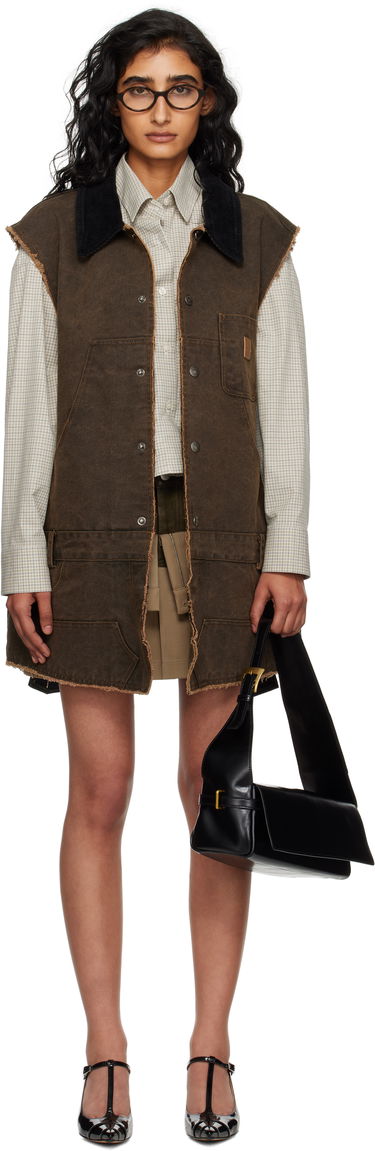 Kjole Andersson Bell Andersson Bell Carpenter Vest Minidress Brun | awa721w, 0