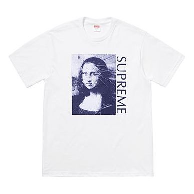 T-shirt Supreme Mona Lisa Print T-Shirt Hvid | SUP-SS18-442