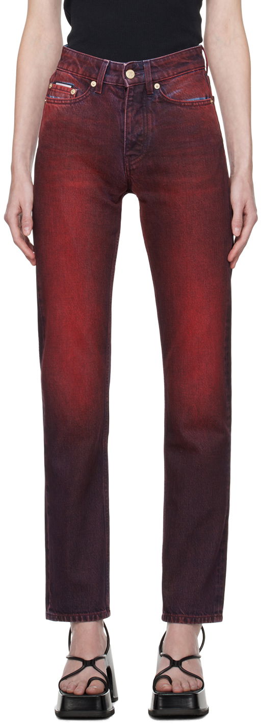 Jeans Eytys Orion Slim-Fit Jeans Rød | A037019