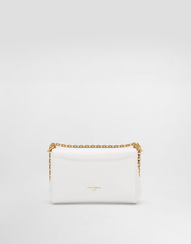 Skuldertaske Dolce & Gabbana Dolce & Gabbana Marlene Shoulder Bag Hvid | BB7766A3G1980002, 2