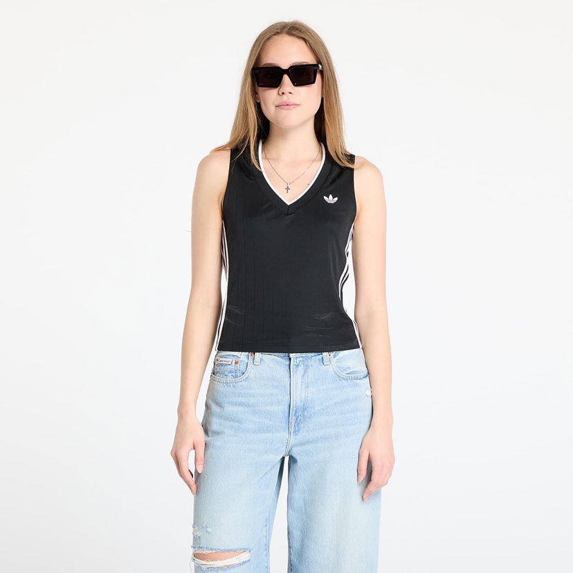 Tanktop adidas Originals Originals V-Neck Tank Top Sort | KD2279