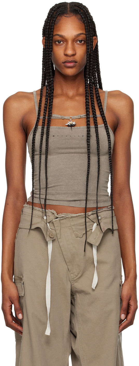 Tanktop Ottolinger Ottolinger Charmed Tank Top Grå | 1503804