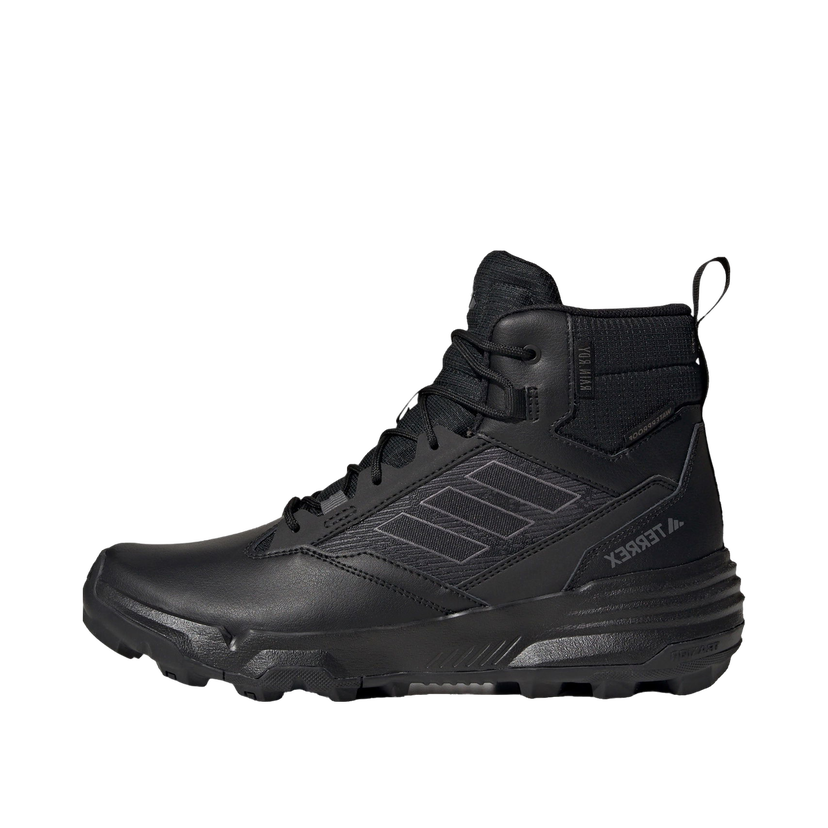 Outdoor adidas Performance Terrex Unity Leather Mid Rain.RDY Core Black Grey Sort | IF4977