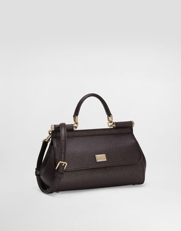 Håndtaske Dolce & Gabbana Dolce & Gabbana Sicily Medium Handbag Bourgogne | BB7652B10018M073, 2